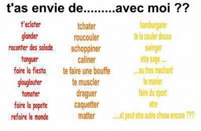 t'as en vie de???????